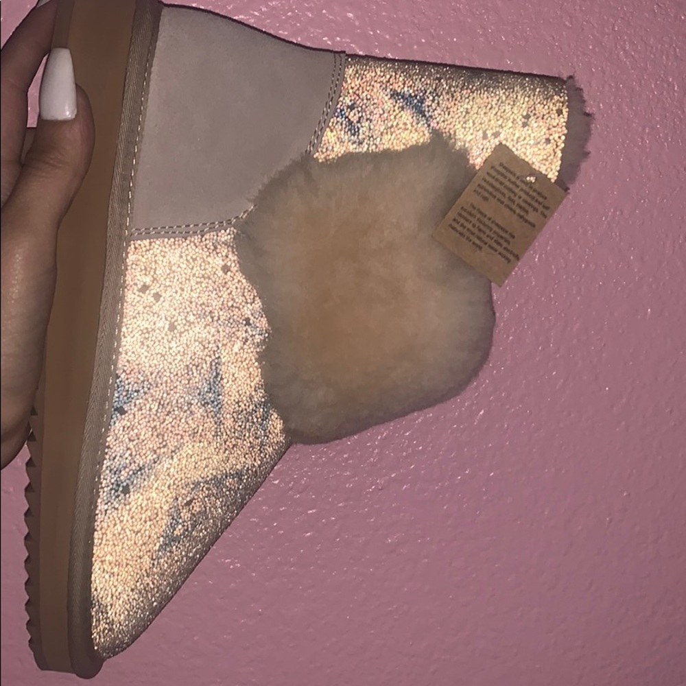 Genuine sheepskin short boot us7